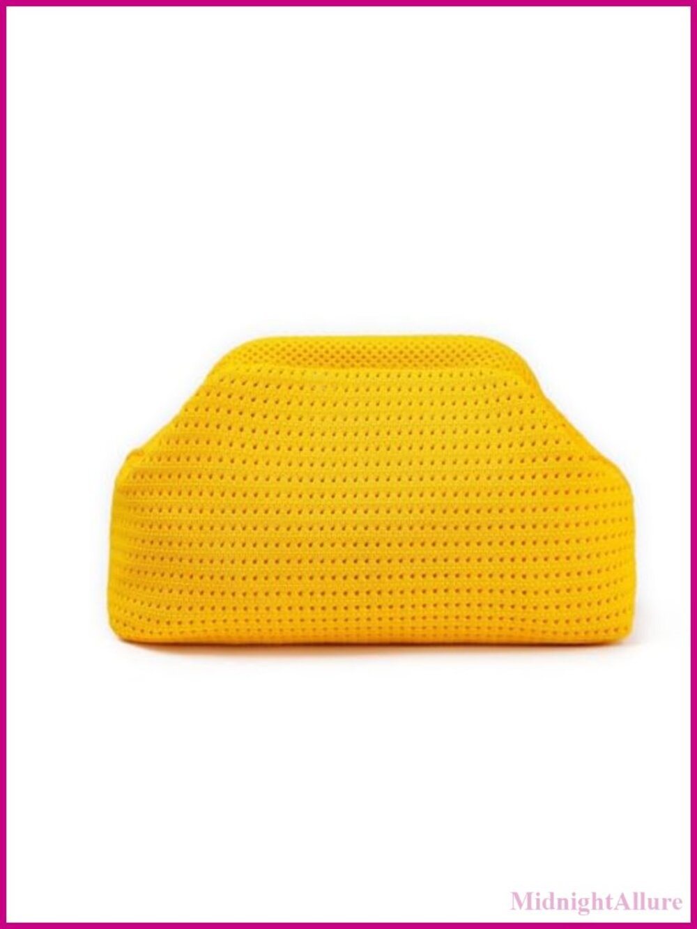 Soft Polyester Hollow Out Clutch Bag Evening Purse for Banquet & Beach
